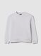 Grey pure cotton crew-neck sweatshirt for boys, relaxed fit_3