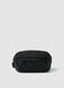 Black Waist Bag with Adjustable Strap_0