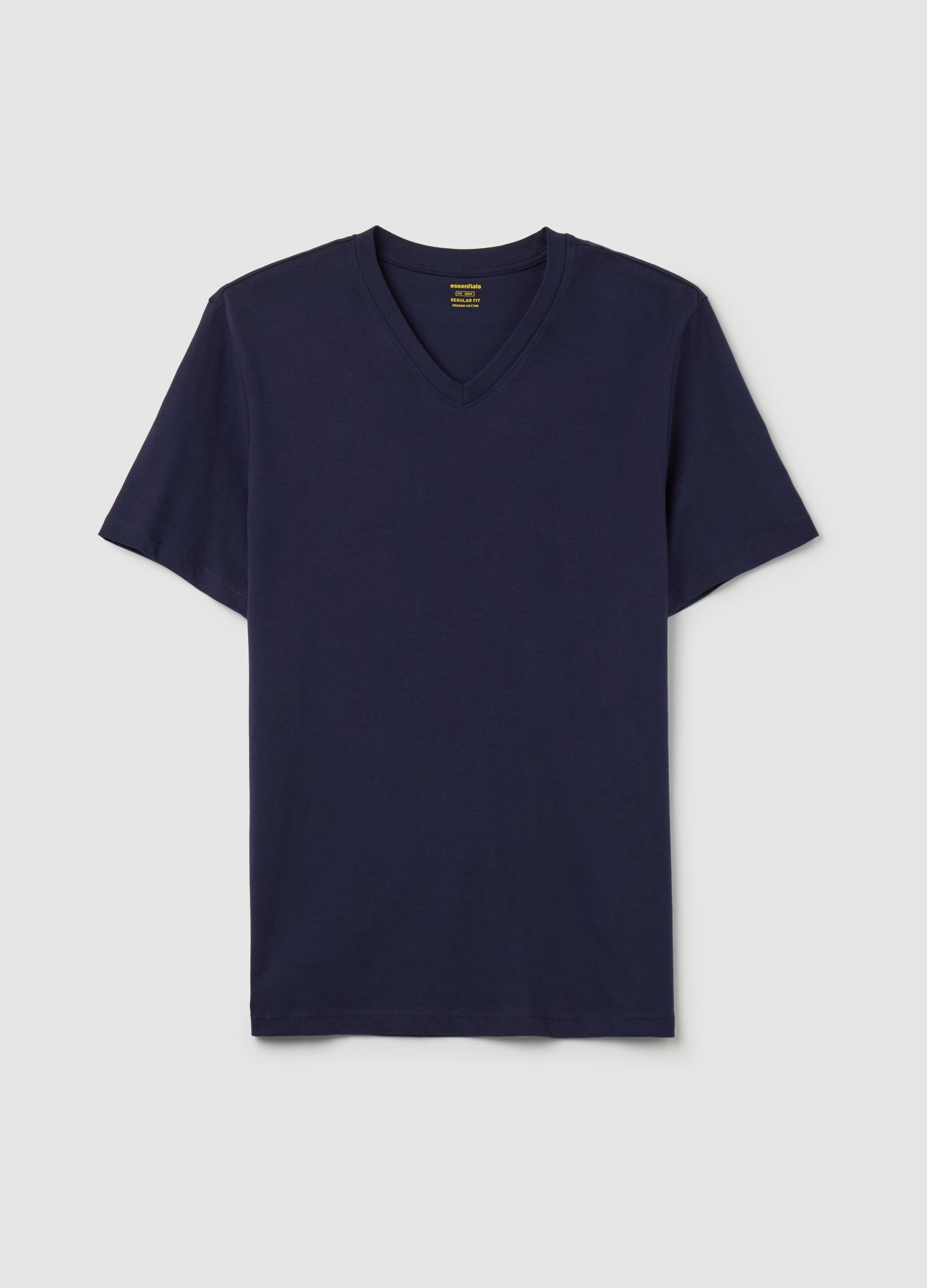 Cotton V-neck T-shirt