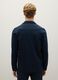 Blue Cotton-Blend Sweatshirt with Buttons_2