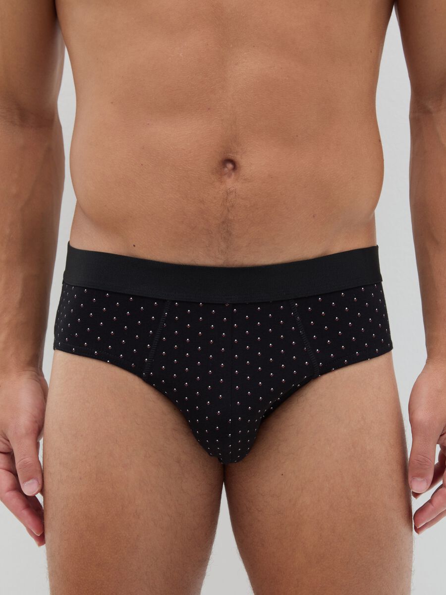 Tripack slip in cotone elasticizzato multicolor regular fit_1