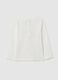 White girls' stretch cotton T-shirt_1