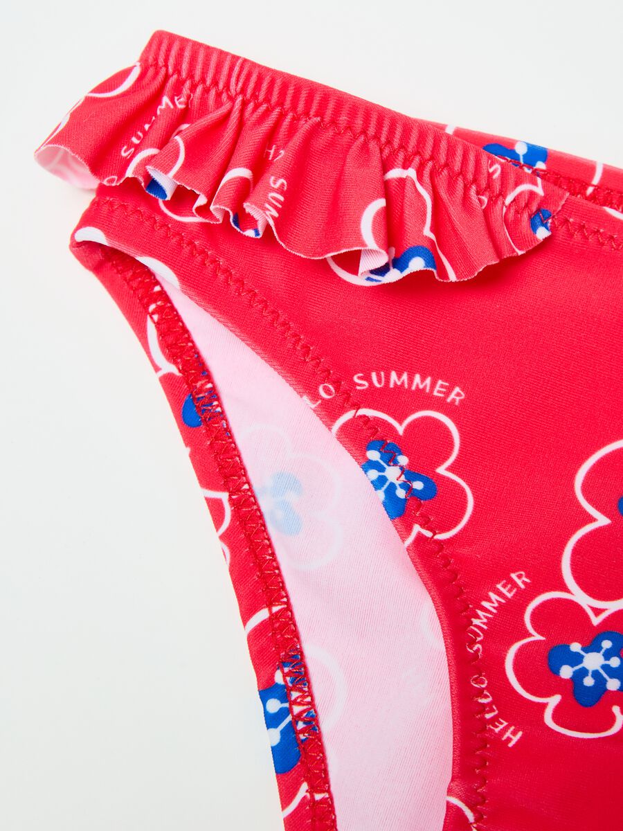 Swim briefs with print and flounce_2