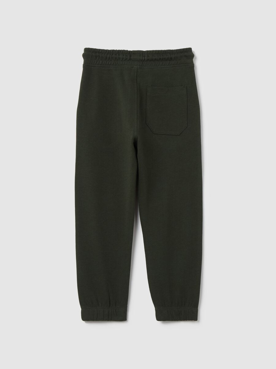 Joggers with drawstring and print_1