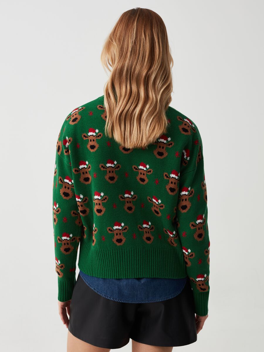 Christmas Jumper con renna Rudolph all-over_2