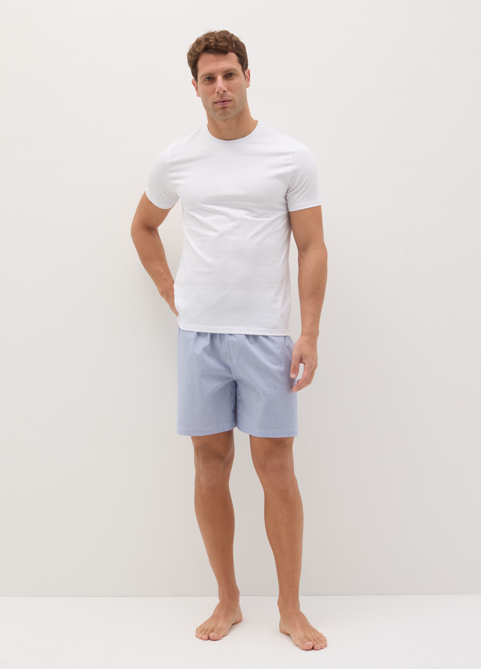 Three-pack thermal undershirts in cotton