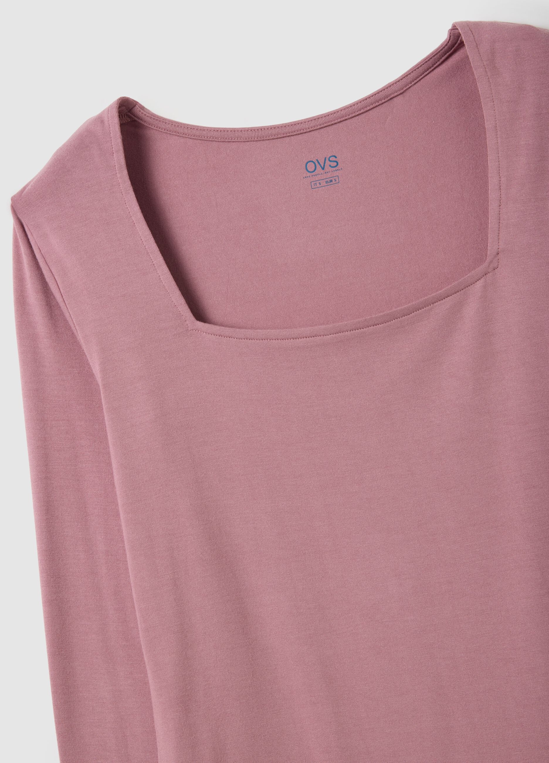 Pink Stretch Viscose Top