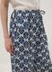 Blue pure viscose wide-leg patterned trousers, regular fit_3
