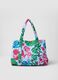 Multicolour pure cotton beach bag_0