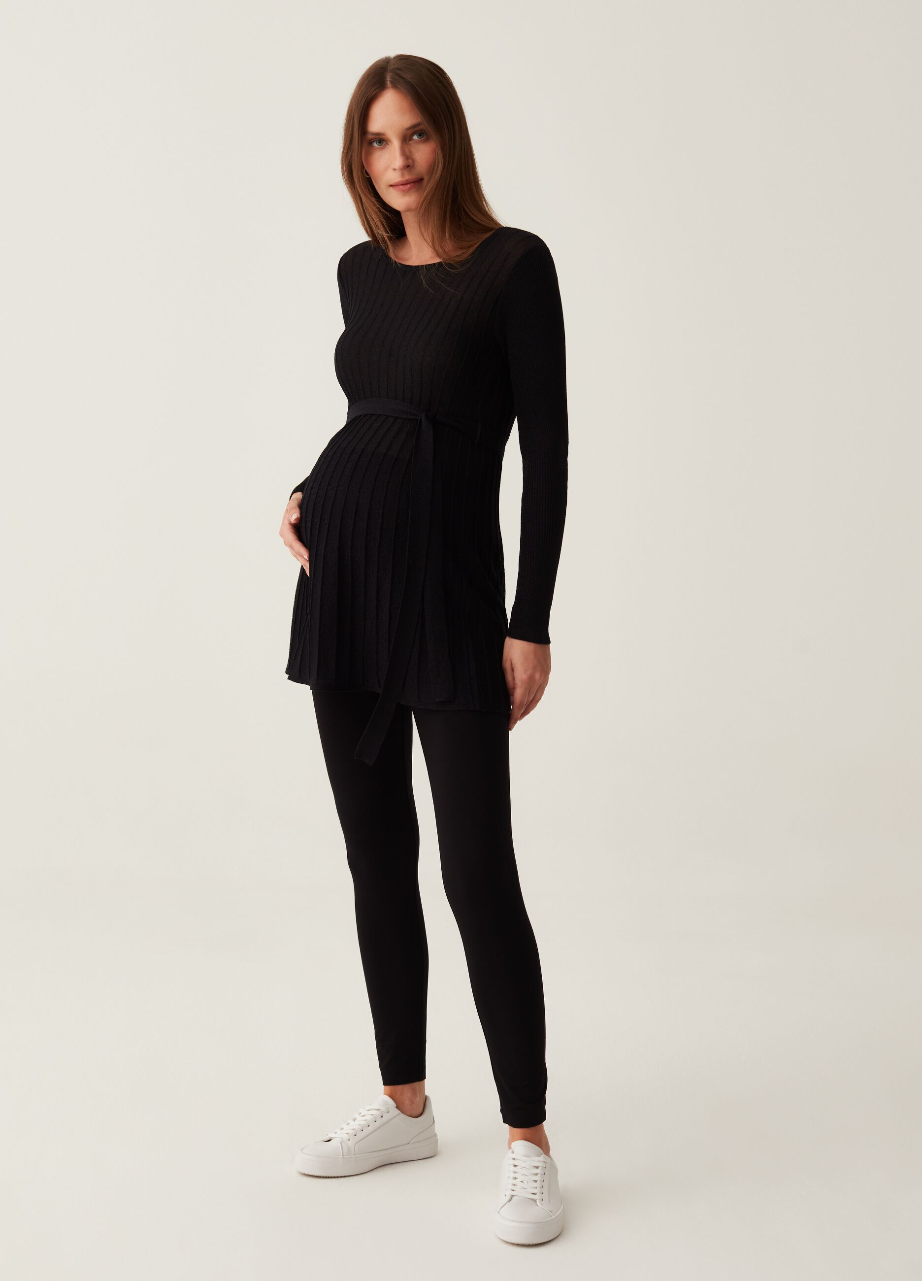 Leggings premaman in viscosa stretch