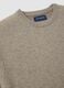 Beige pure cashmere jumper, regular fit_5