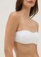 White bandeau bikini top in stretch fabric_2