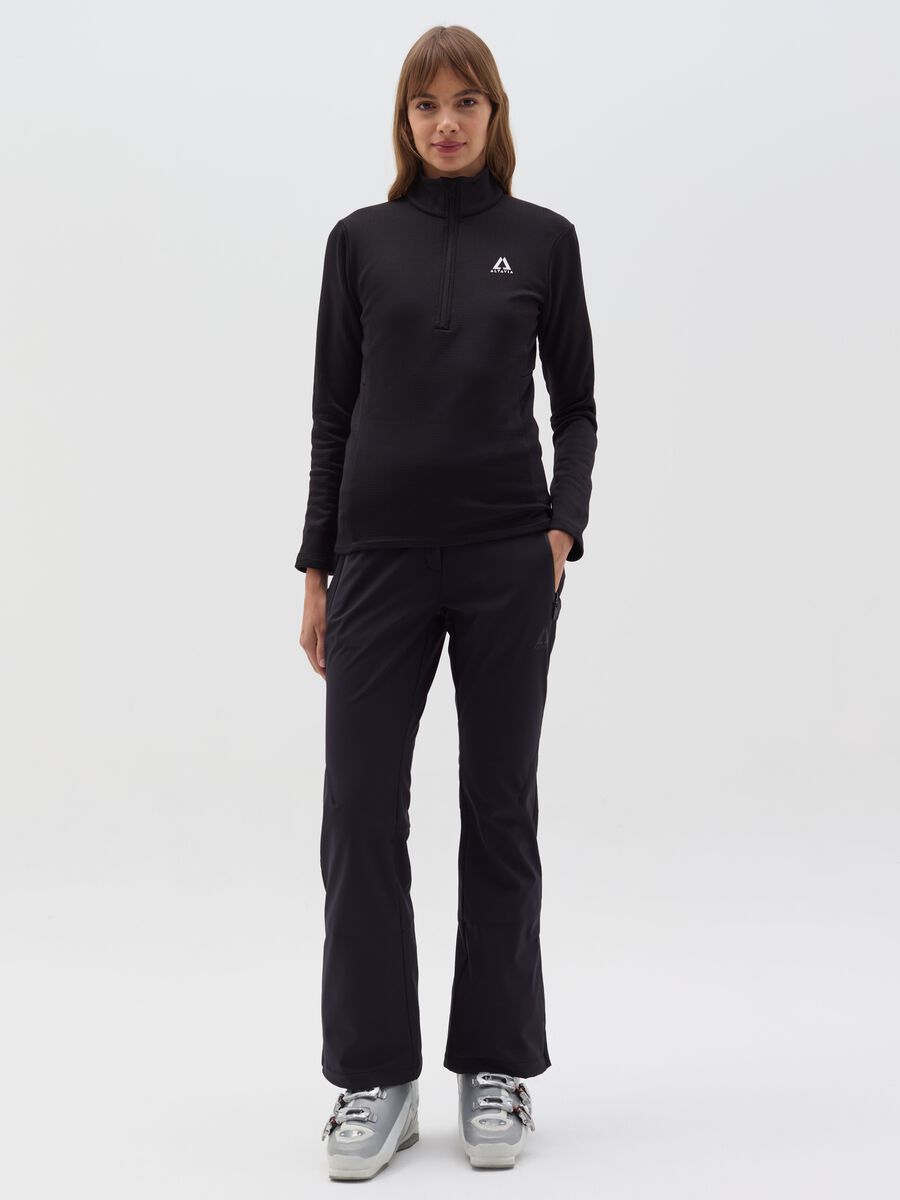 Altavia by Deborah Compagnoni half-zip waffle-weave fleece_1