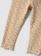 Girls&rsquo; floral slim-fit stretch cotton leggings_3
