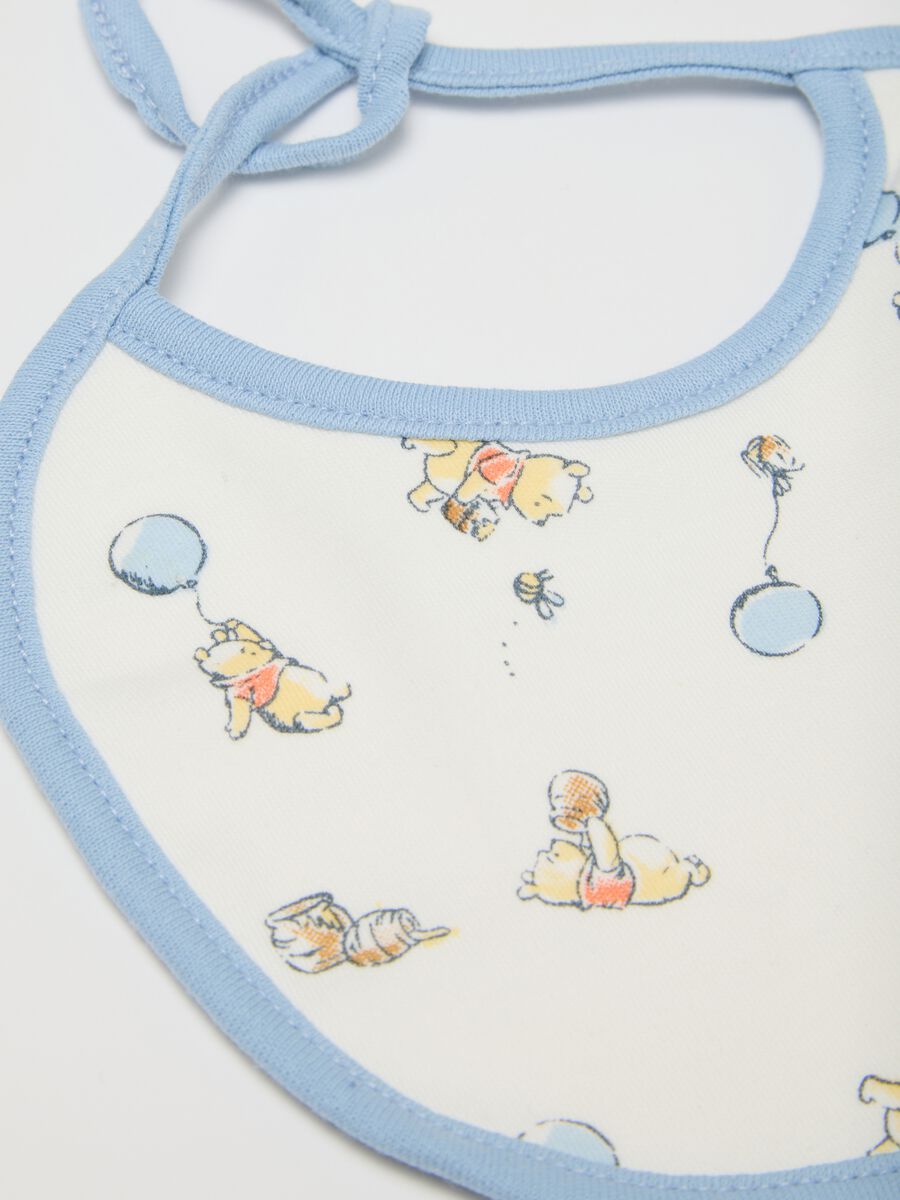 Set of twin-pack baby bibs in pure multicolour cotton_2
