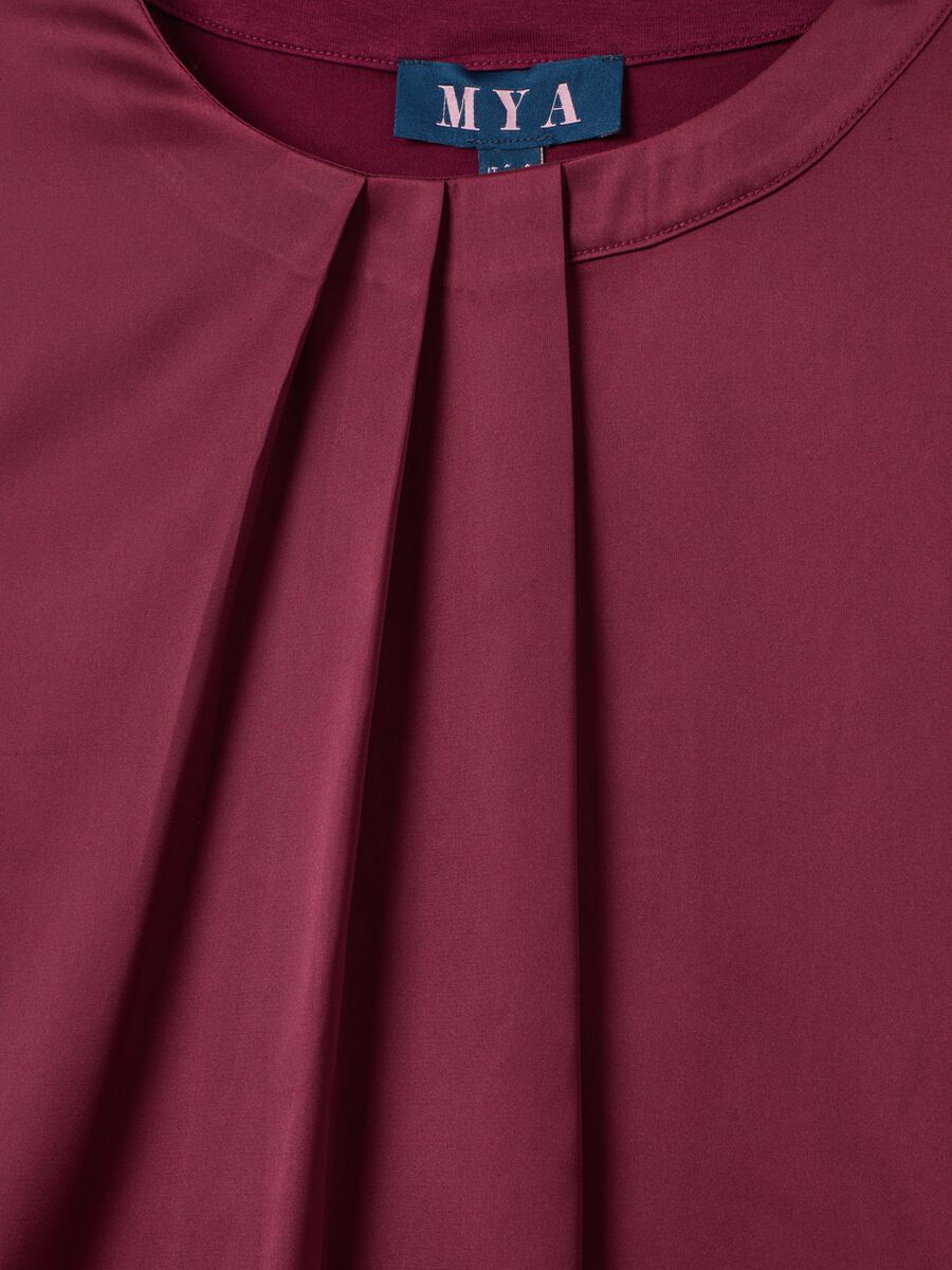 Red mixed regular fit top_5