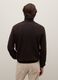 Brown high-neck lambswool turtleneck regular fit_2