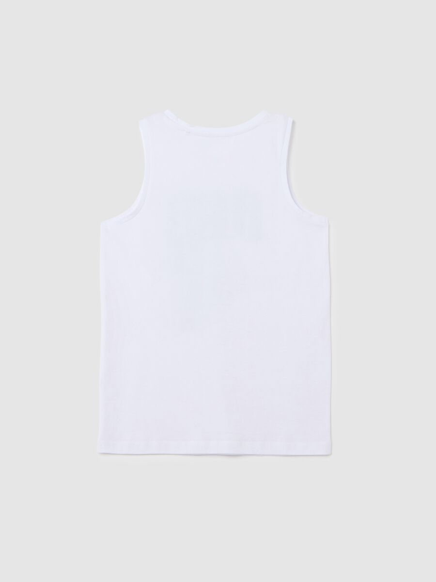 White Vest with Rise Above Prints_4