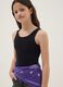 Girls&rsquo; black fitted stretch cotton bodysuit_2