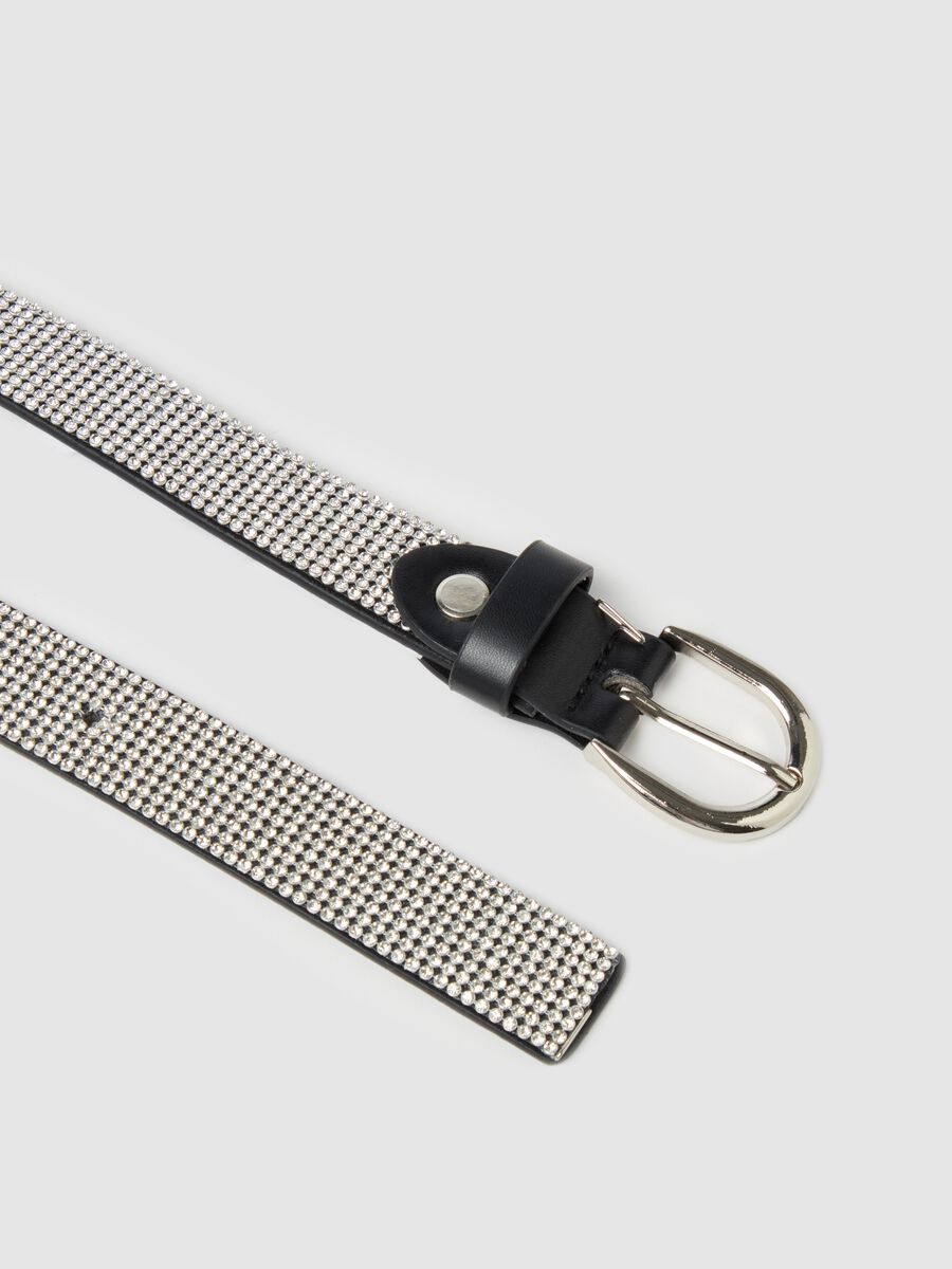 Belt with diamantés_1