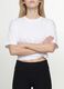 White oversized pure cotton short-sleeve T-shirt_1