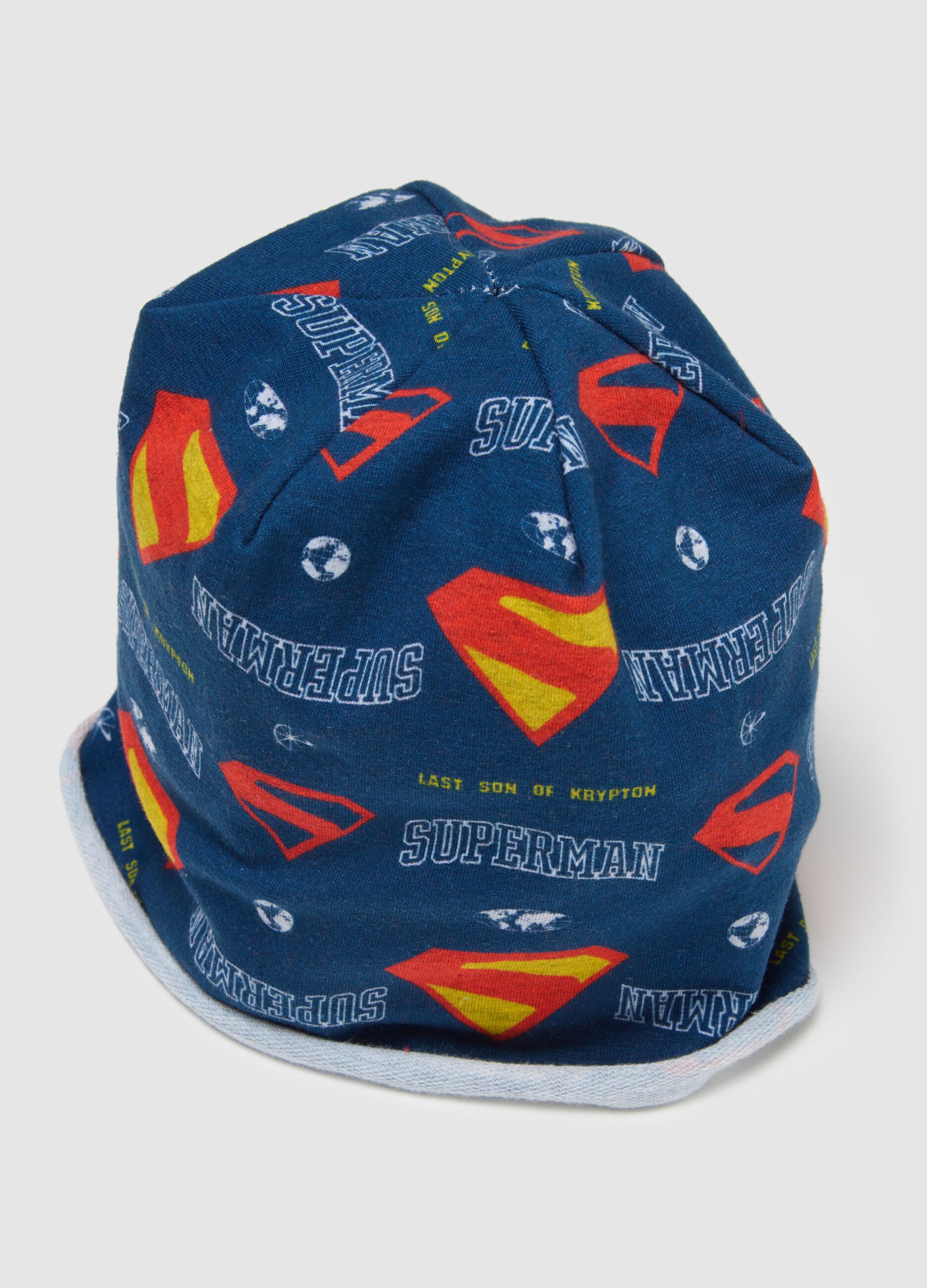 Grey stretch cotton child's hat