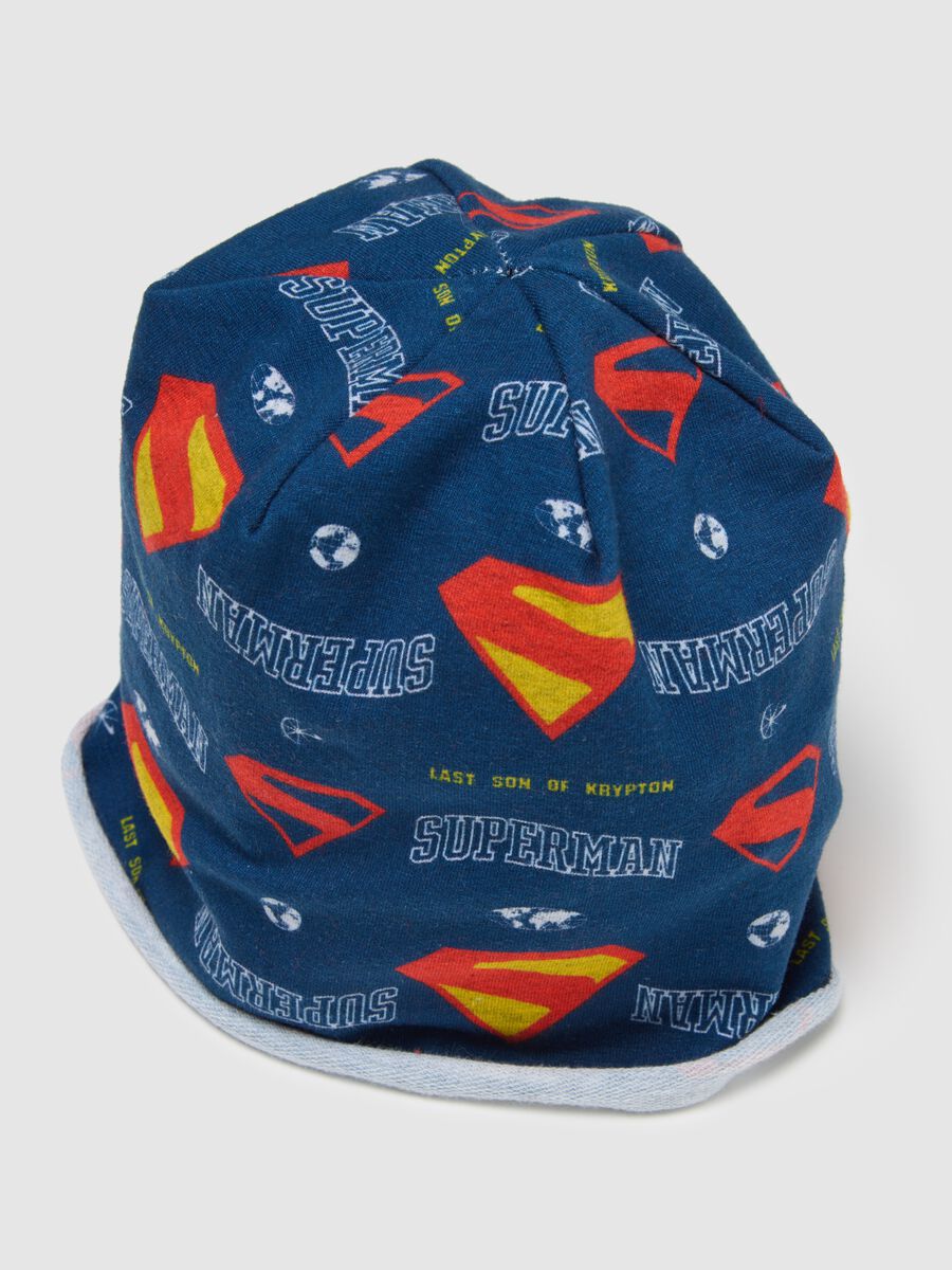 Grey stretch cotton child's hat_1