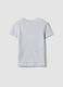 Girls&rsquo; grey organic cotton short-sleeve T-shirt, regular fit_1