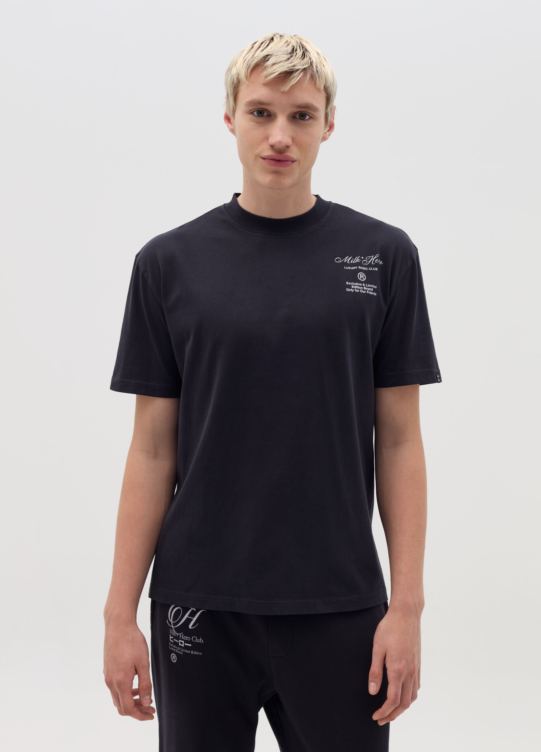 Printed cotton T-shirt