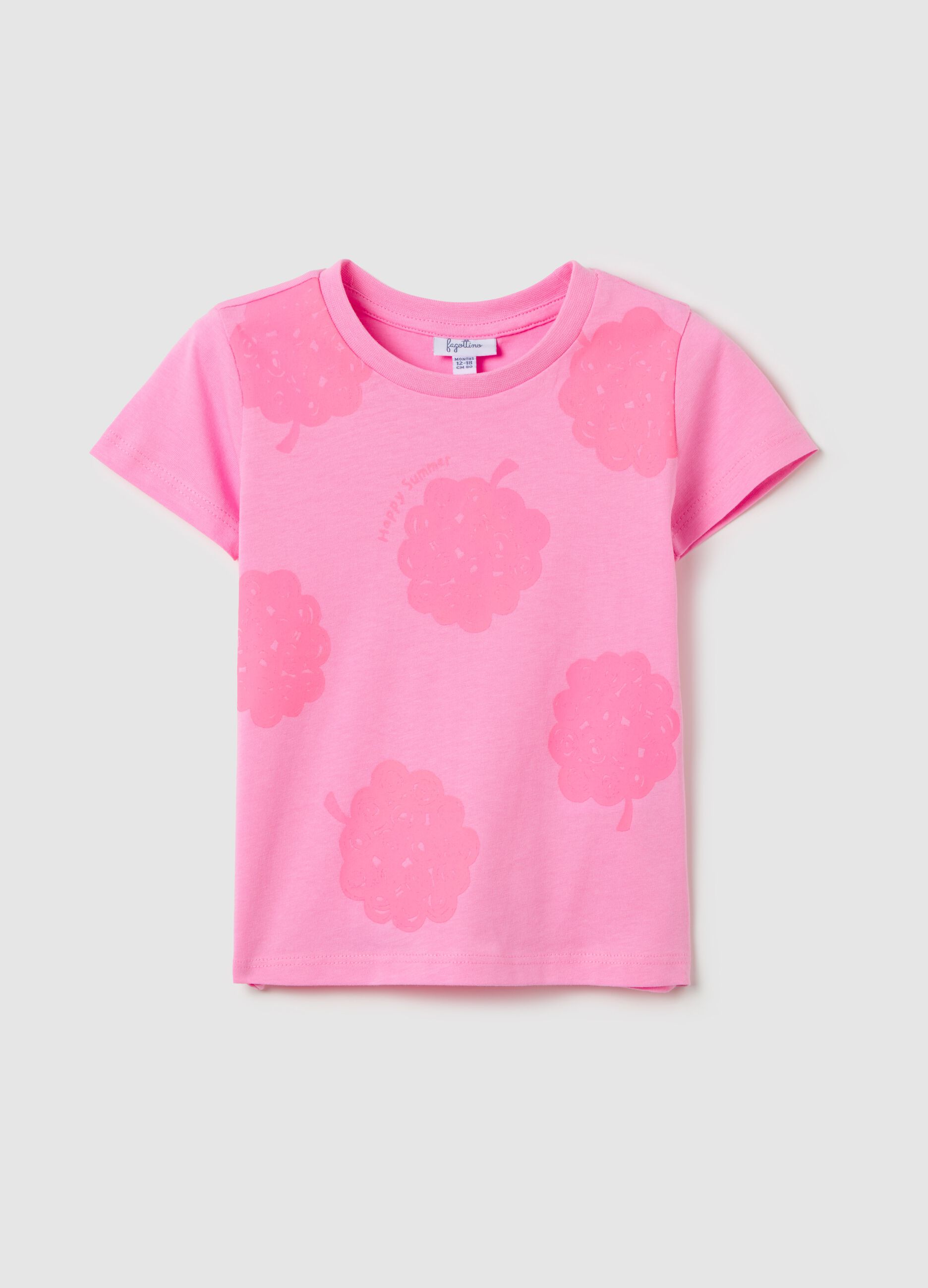 T-shirt in cotone con stampa 
