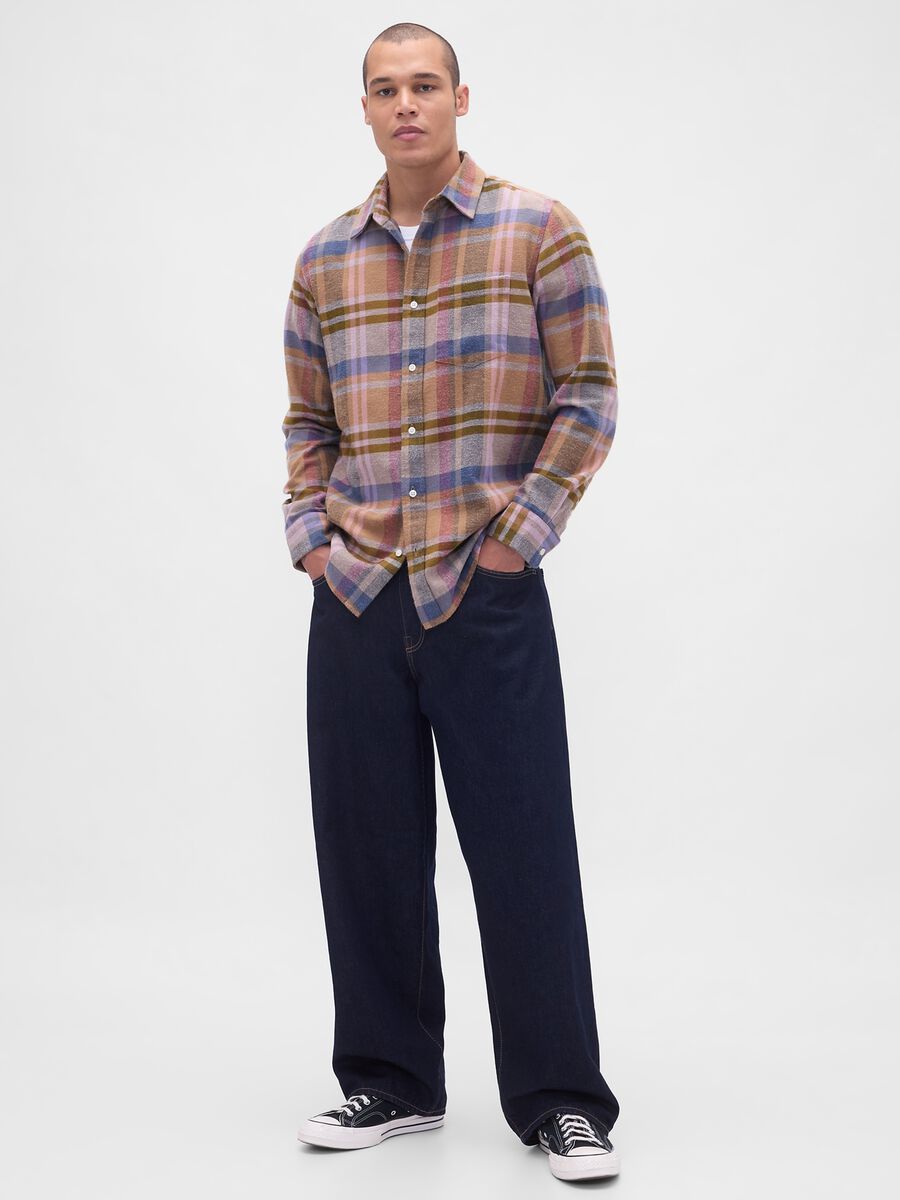 Multicolour Long Sleeve Cotton Shirt_2