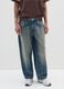 Low-rise blue jeans in pure cotton denim_1