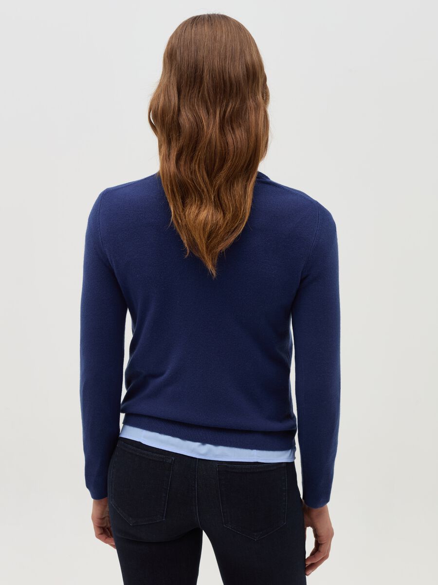 Long-sleeved solid colour jersey_2