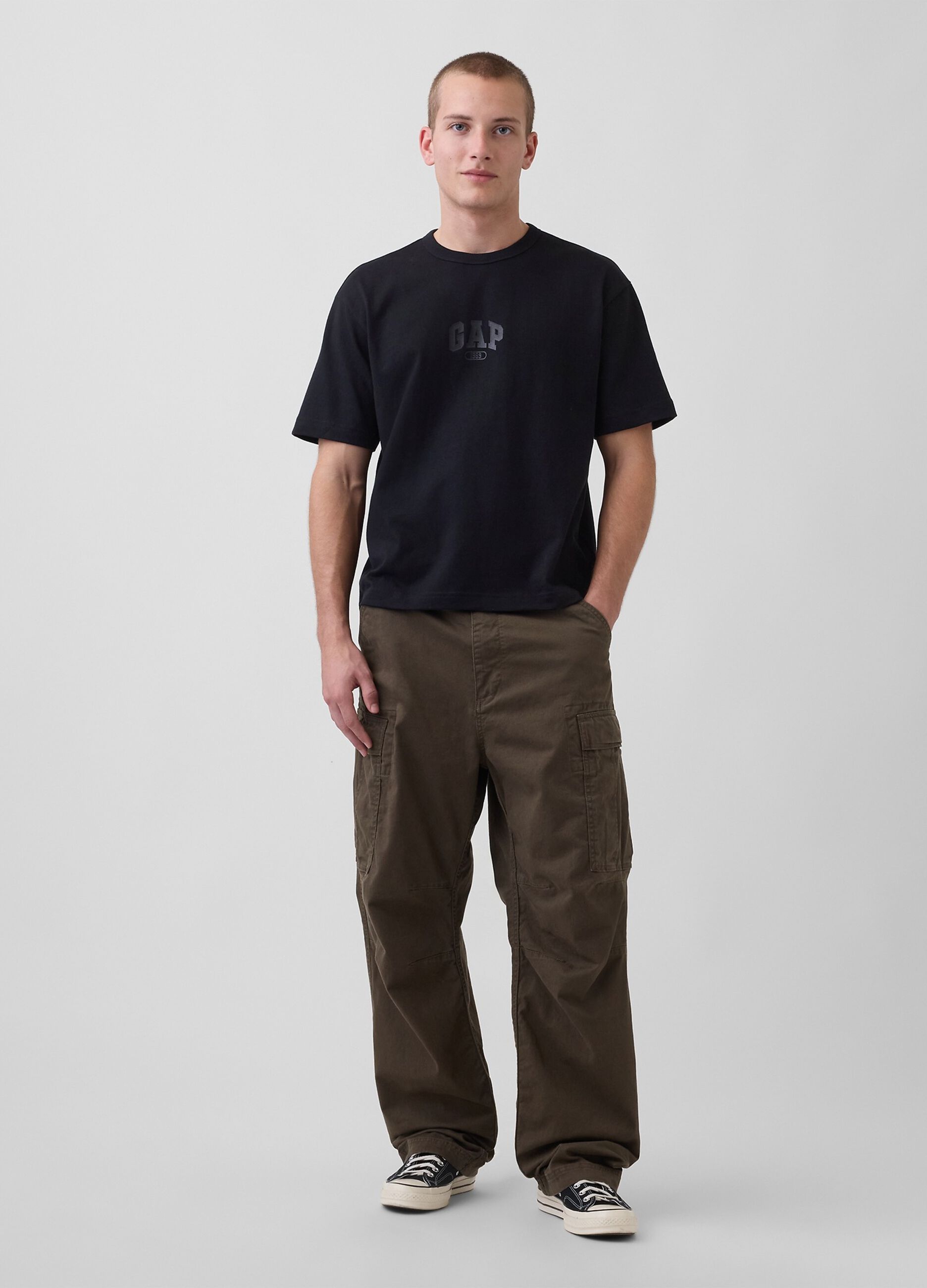 Pure cotton short-sleeve T-shirt