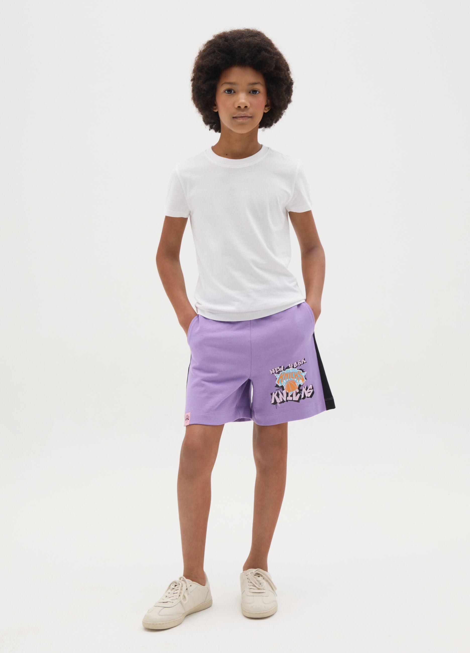 Girls' multicolour pure cotton shorts regular fit with elasticated waist