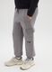 Boy's Grey Cotton Jogger Trousers with Relaxed Fit_2