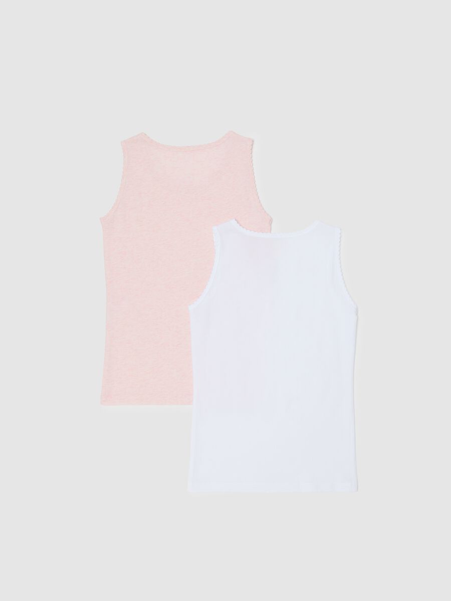 Pink pure cotton vest_1