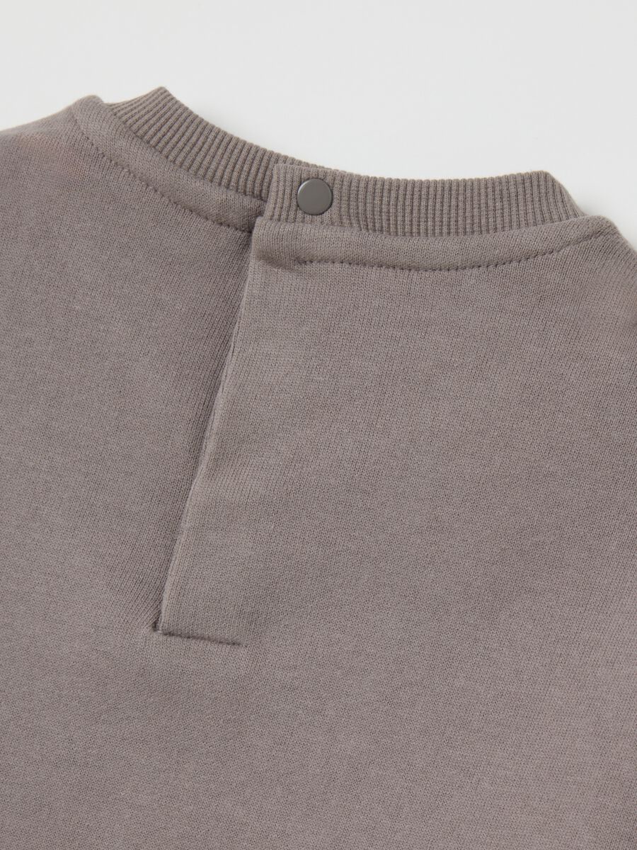 Infant set in pure grey cotton regular fit_3
