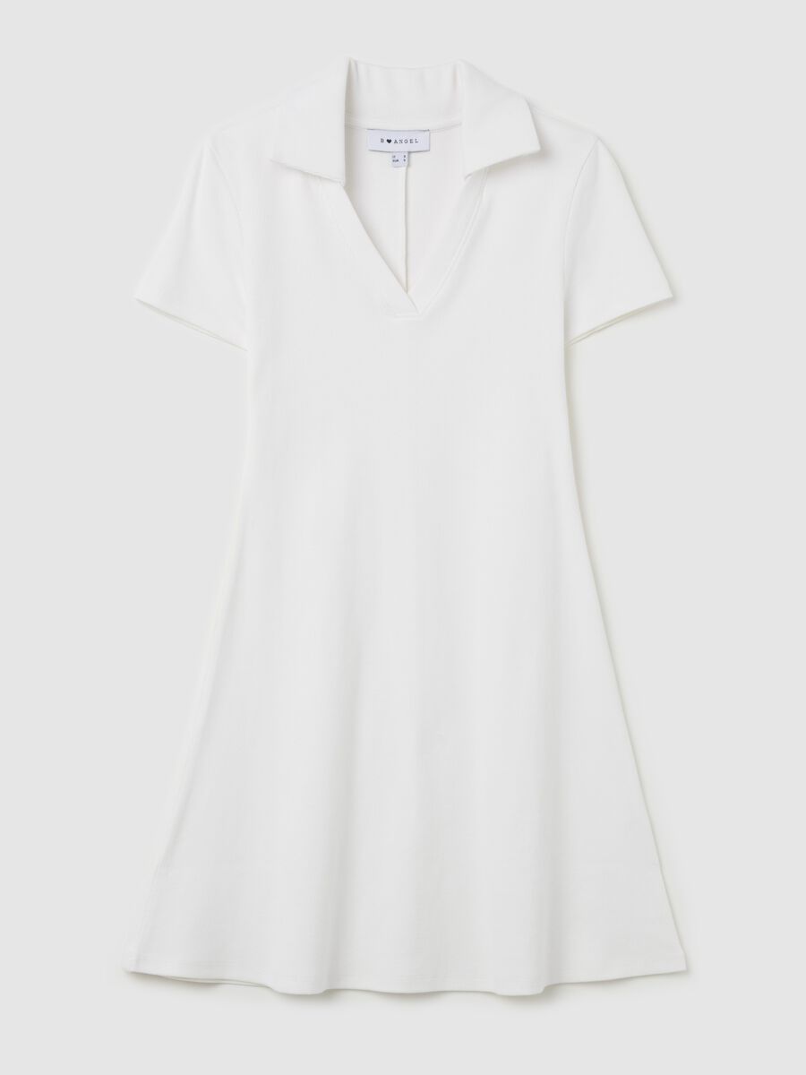 Short dress with polo neck_4