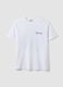 White pure cotton T-shirt with print_4