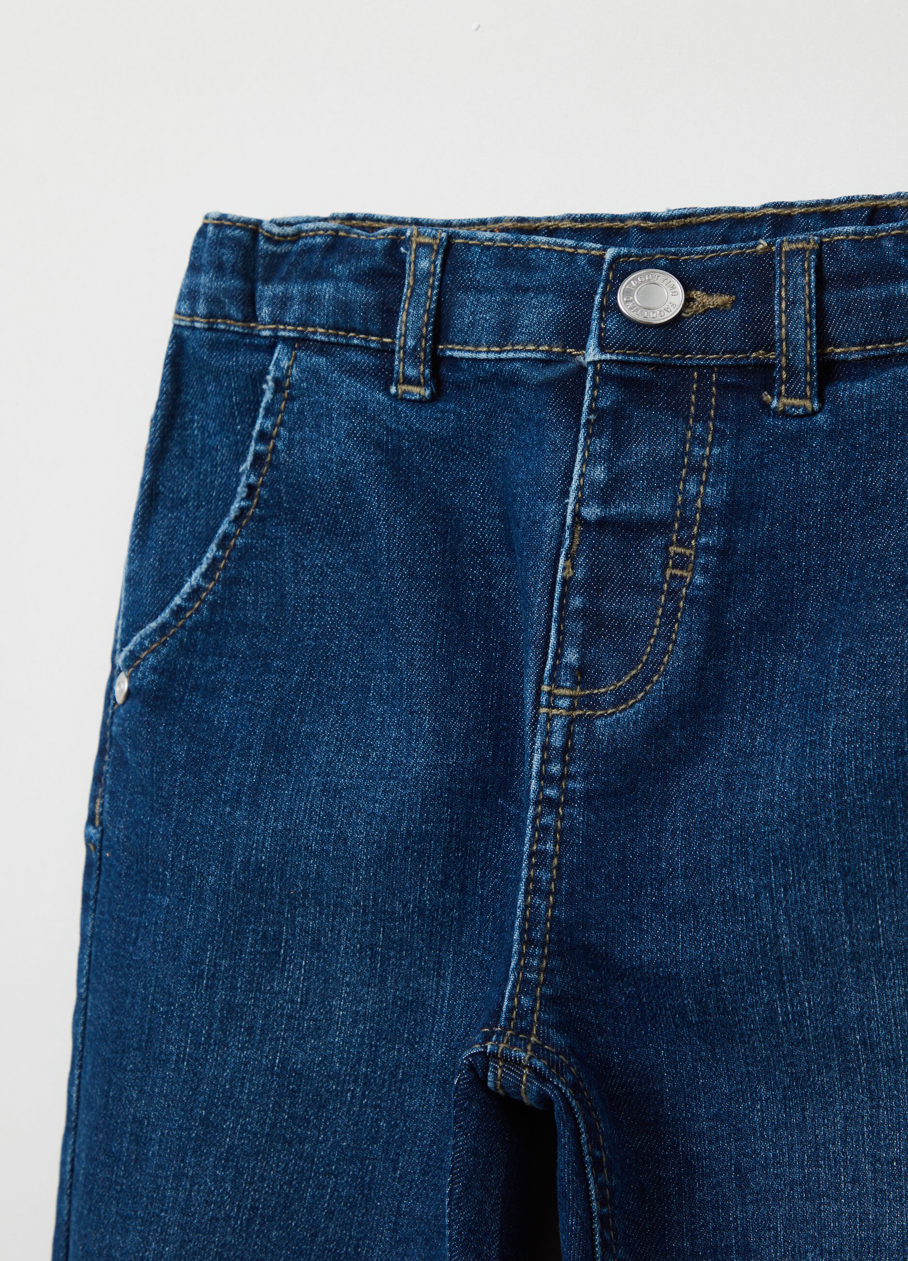 Jeans stretch con tasche _2