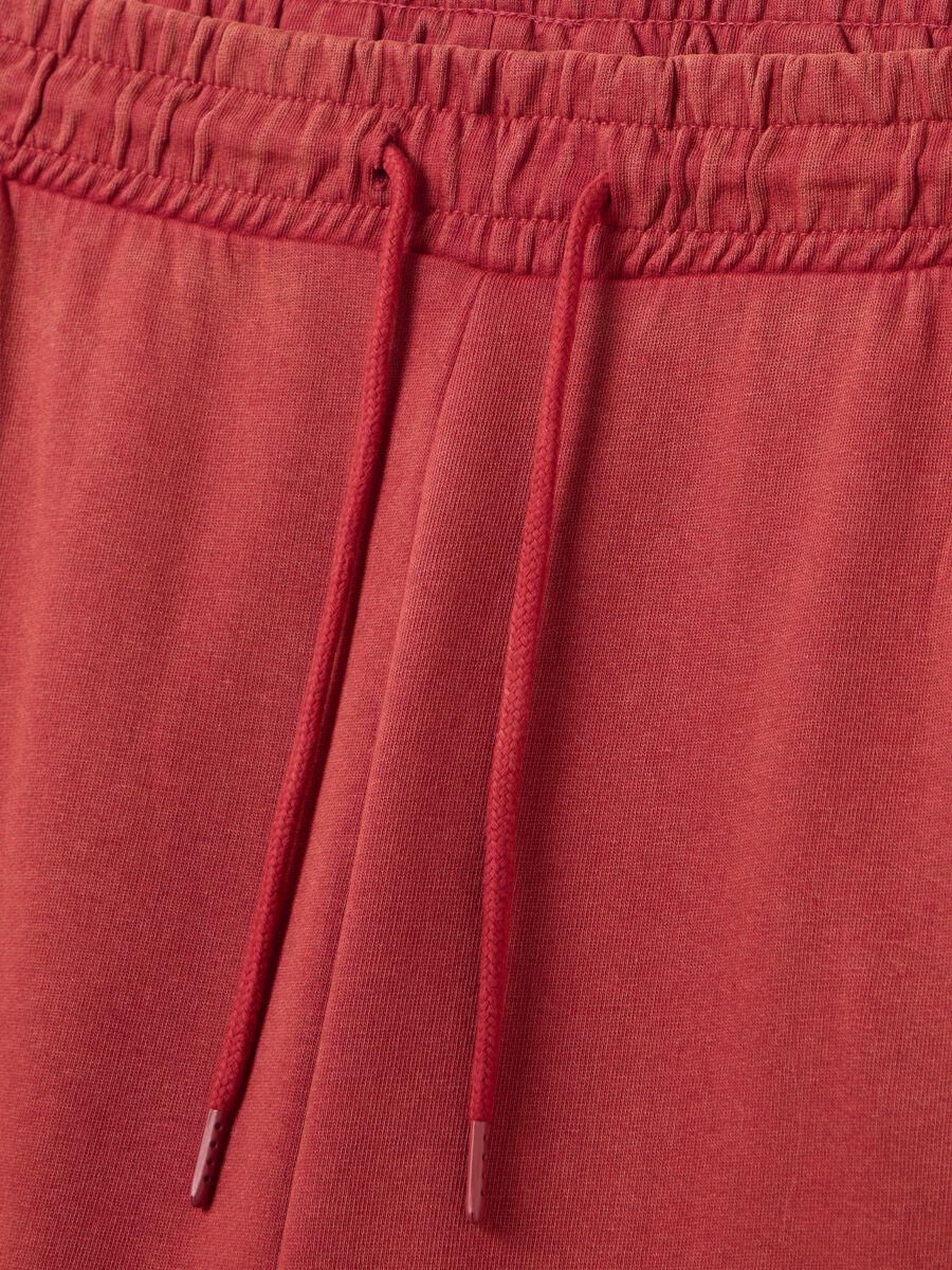 Miami Heat Red Cotton Sports Shorts_5