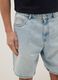 Light blue baggy-fit cotton-blend denim Bermuda shorts_3