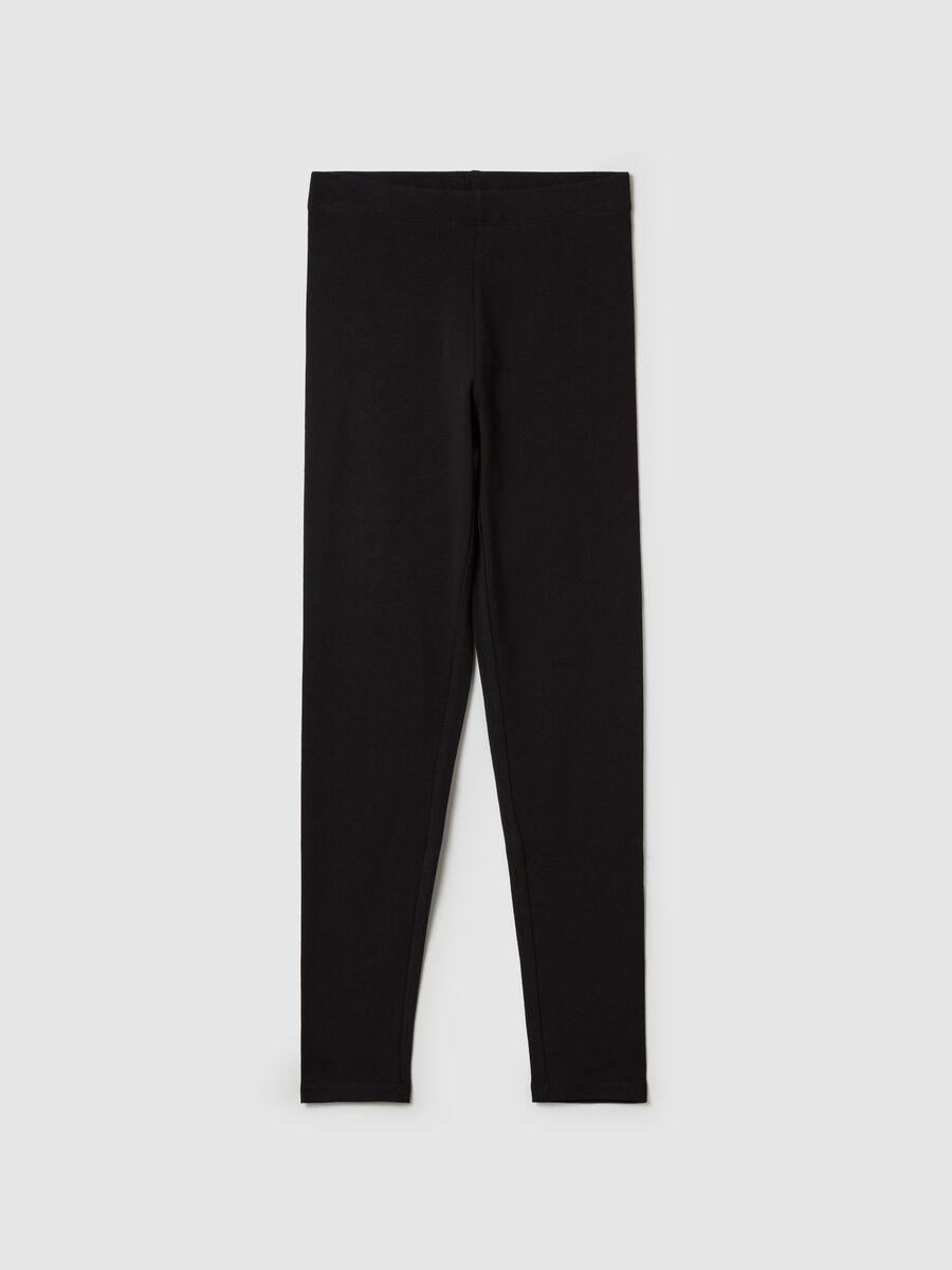 Leggings stretch tinta unita_0