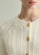 Cotton cardigan with cable-knit weave_2