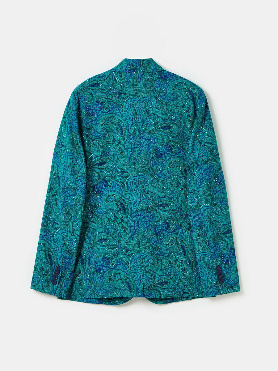 Single-breasted blazer with paisley pattern_4