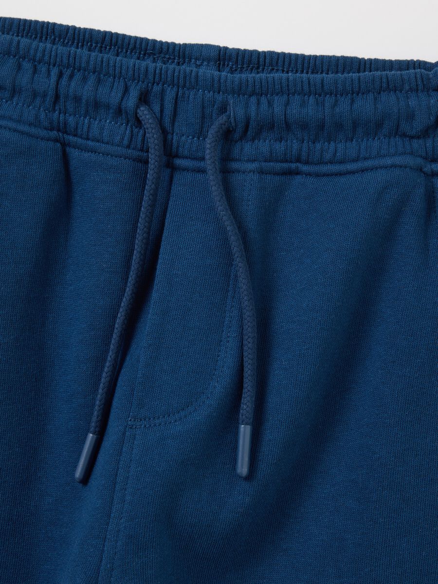Completo felpa e pantalone da bambino in puro cotone multicolor_2