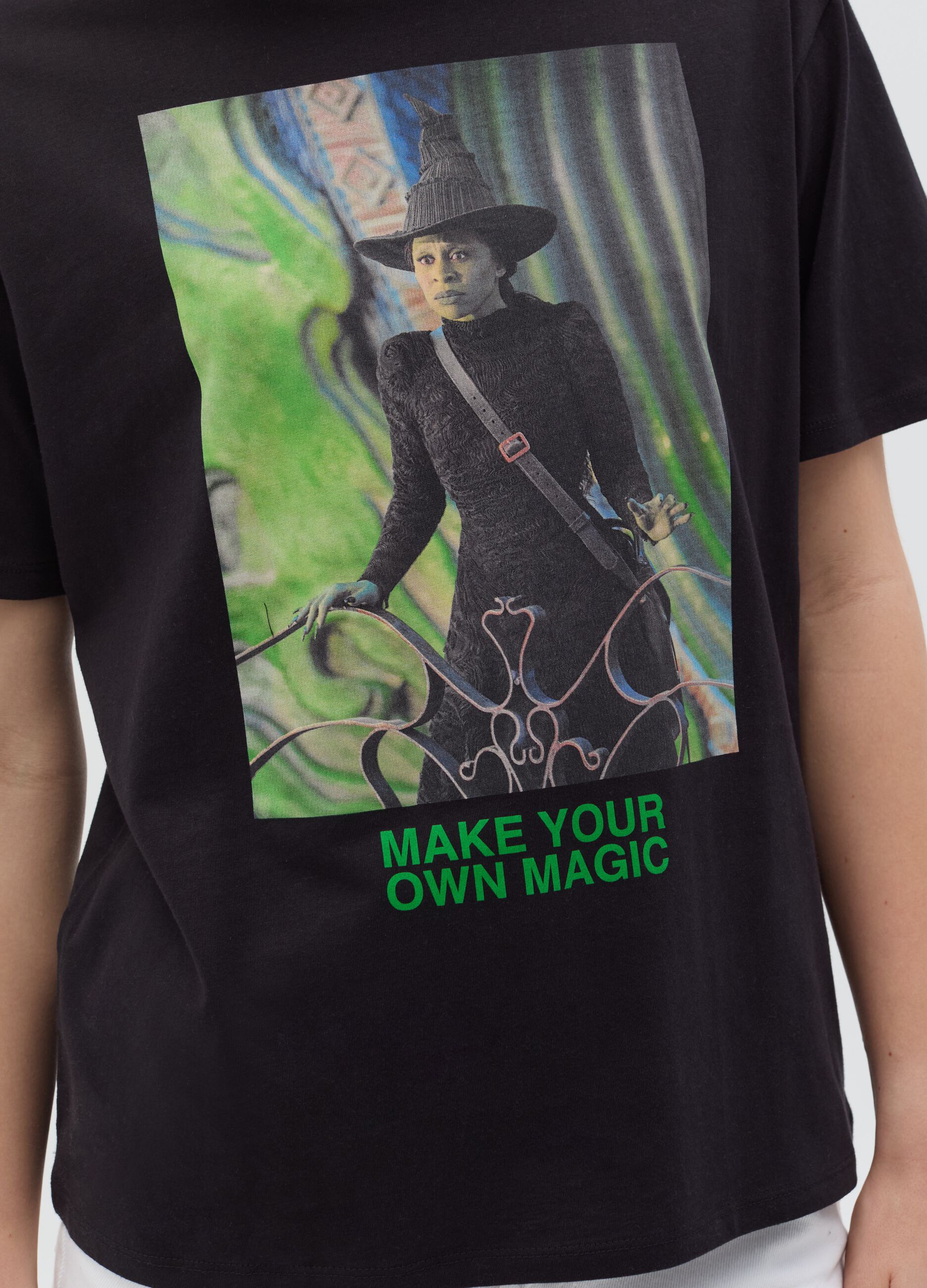 Relaxed-fit T-shirt with Wicked print