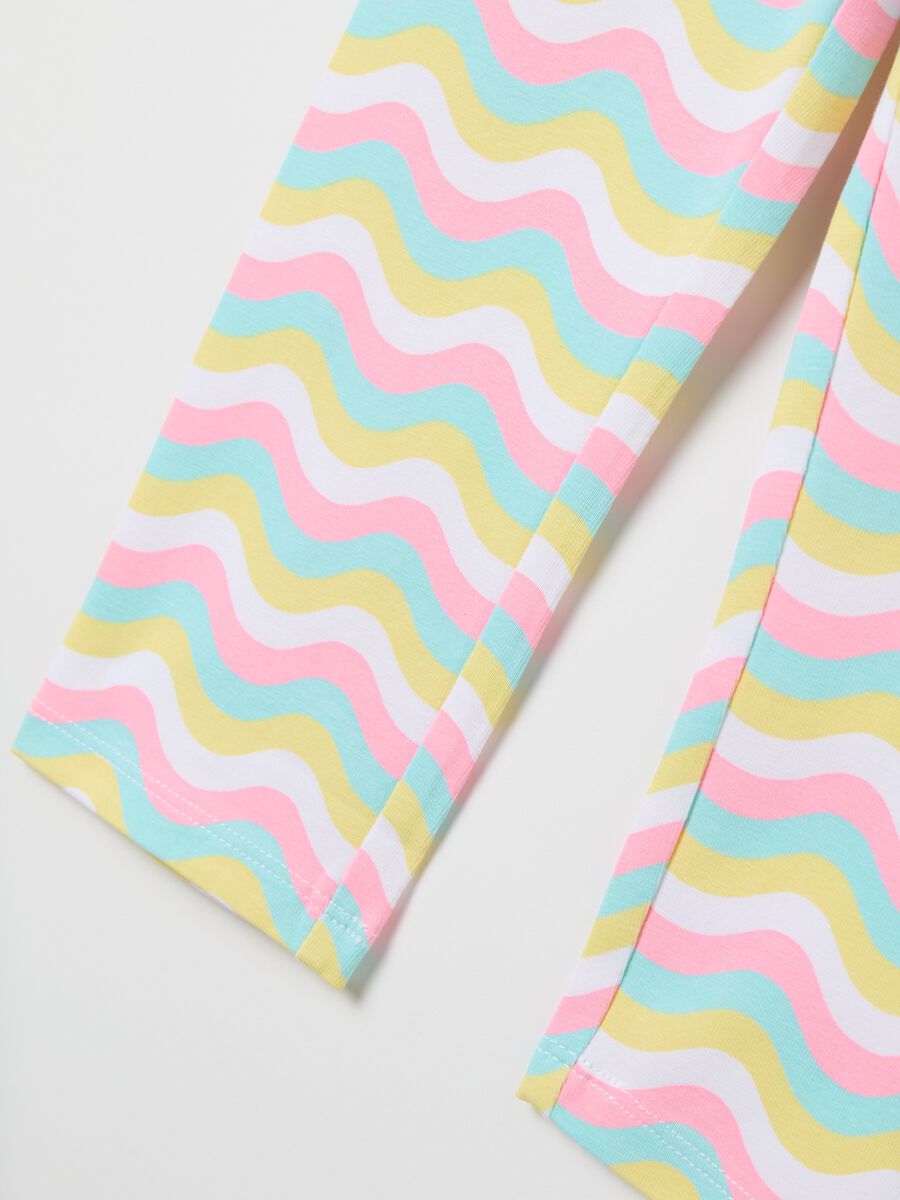 Three-quarter leggings in stretch cotton_3