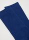 Calze midi blu in misto cotone_2
